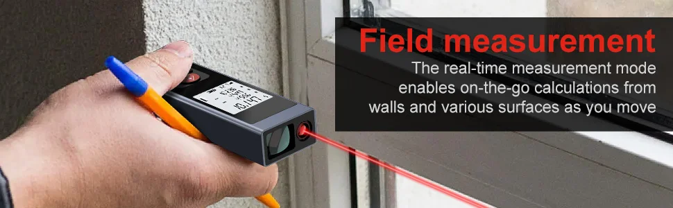 Mini Laser Tape Measure 40M Laser Distance Meter High Accuracy Roulette Multiple