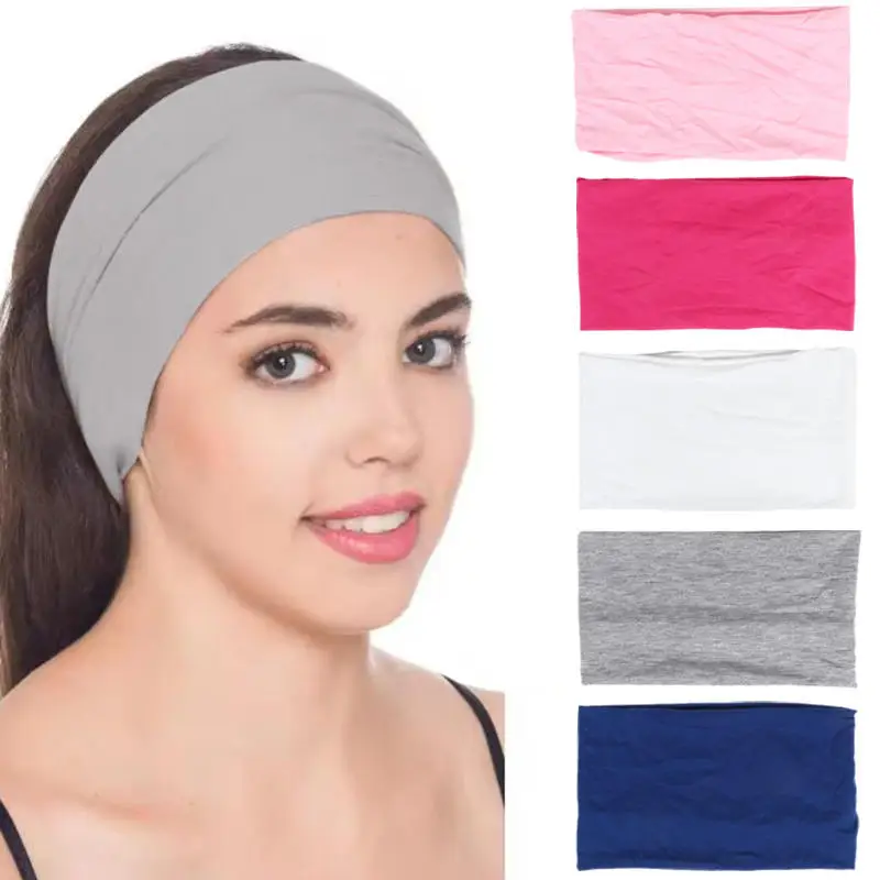 Boho Chic Stretch Headbands for Women - Stylish and Versatile Hair Accessory