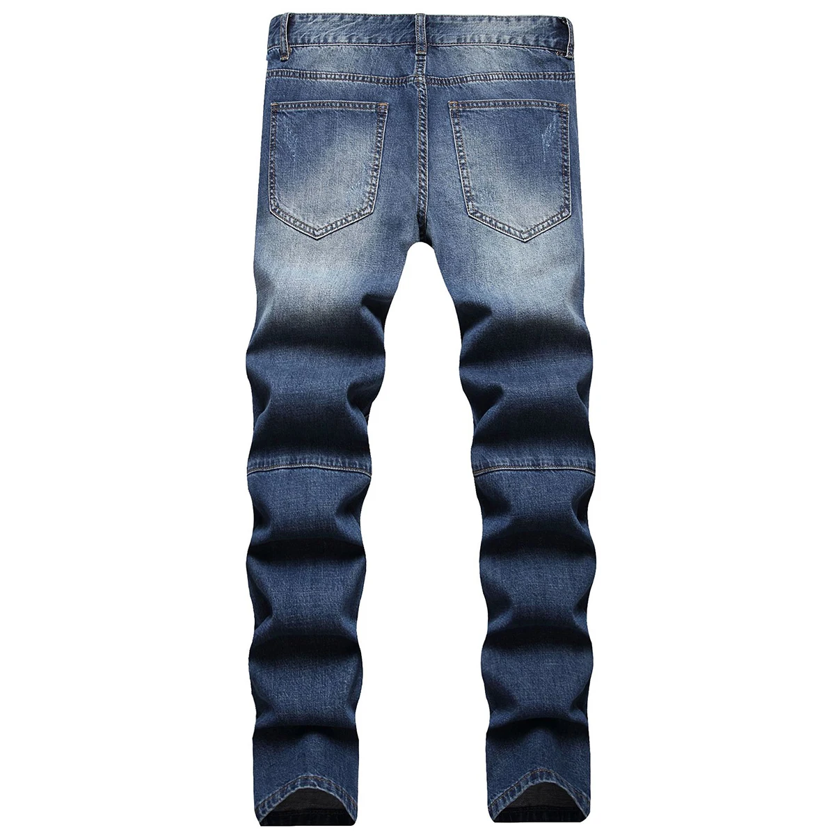 Fashion  New Classic Fashion High-End Vintage Patchwork Jeans Men's Casual Comfort High Quality Small Foot Pants