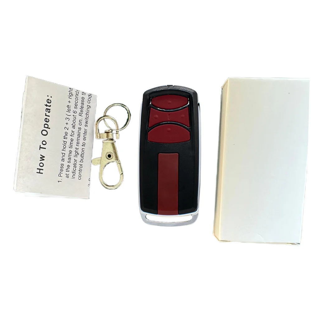 Wireless ME960-LM Keychain Transmitter Garage Door Remote Control Rolling Code 433MHz 433.92MHz 434.54MHz Garage Door Opener 6