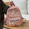 Cute Large Capacity Capybara Backpack Breathable Cartoon Student Schoolbag Nylon Ultra-light Book Bag 4