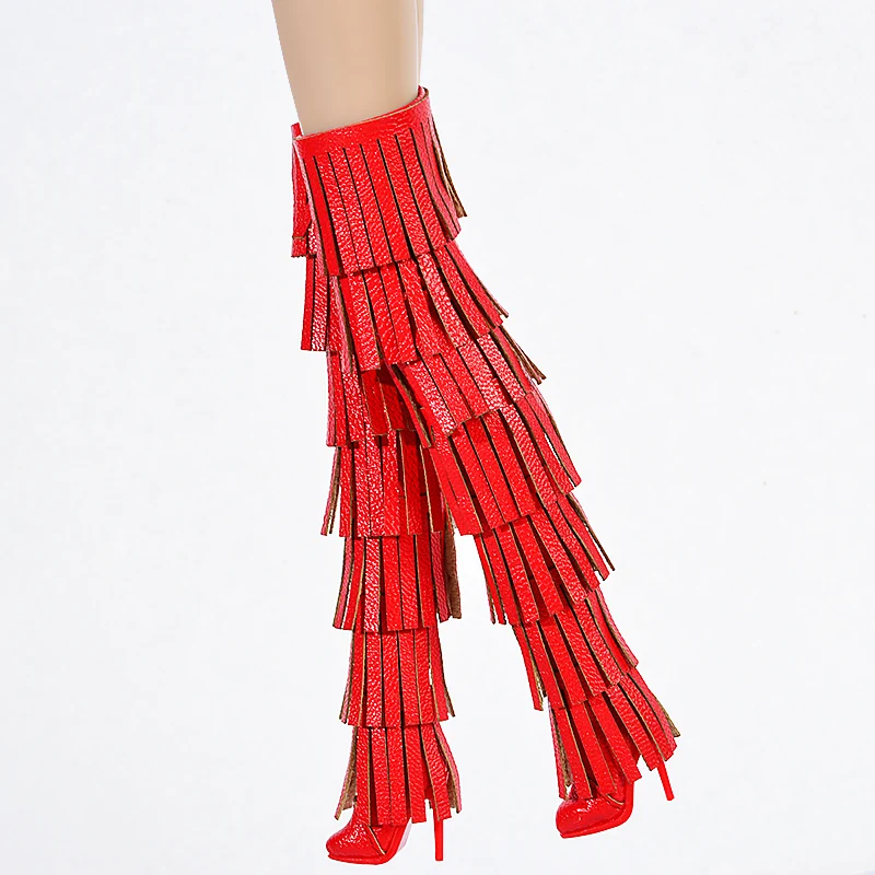 1/6 Jason Wu Fashion Royalty FR2 Tassel Shoes Boot For 12in Female
