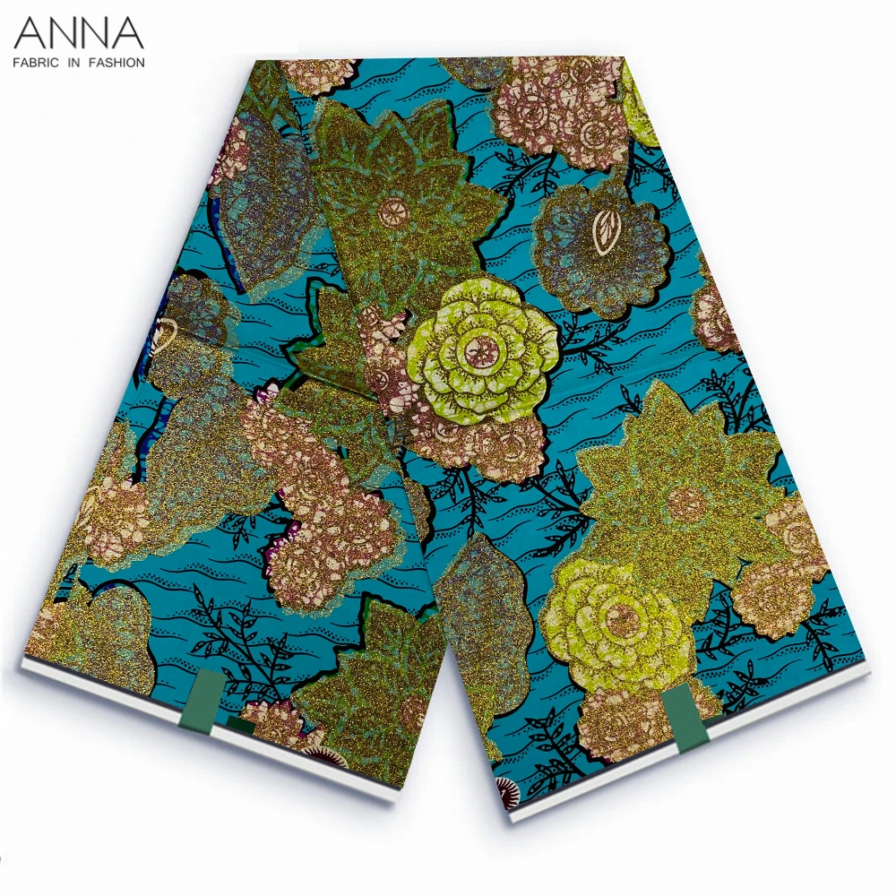 

Grand Super 100% Cotton African Wax Fabric High Quality Ankara Wax Print Fabric 6yards Women Fabric For Sewing VLS2340