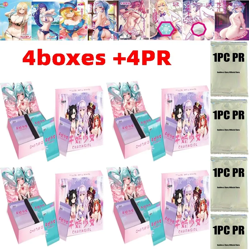 女の子のための女神の箱ギフトボックス収集可能なカードセクシーな女の子のための箱tcgゲーム卸売