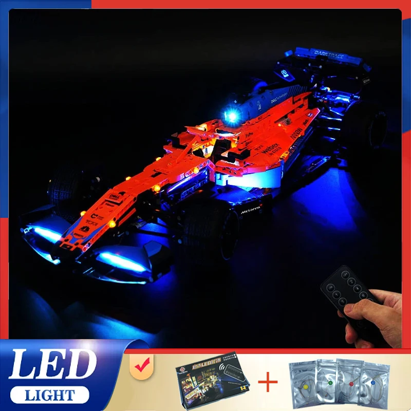 

RC LED Light Kit For LEGO 42141 Formula 1 Race Car Building Blocks Brick Toy（Only LED Light，Without Blocks Model)