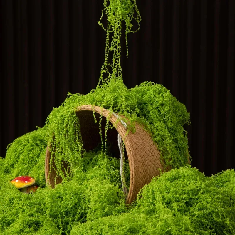 Artificial Green Plants Landscape Mini Eternal Life Moss Grass Fake Grass Garden Living Room Home Decoration DIY Crafts