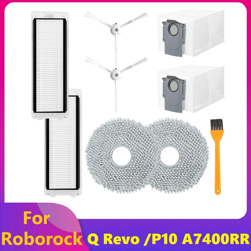

9 шт., набор деталей для робота-пылесоса Roborock Q Revo /Roborock P10 A7400RR