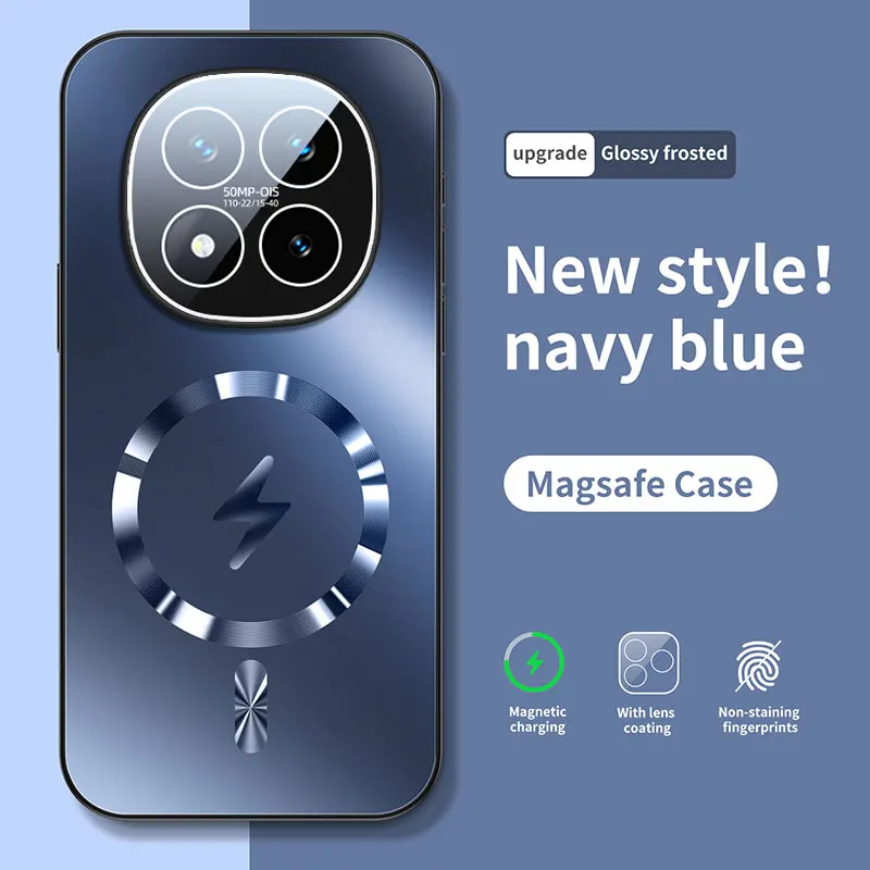 AG Matte Lightning Magnetic Hard Shell Shockproof Bumper Case