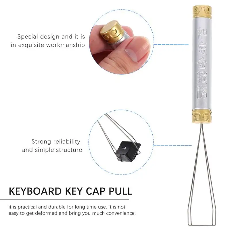 Extracteur de capuchon de clavier mécanique, outil de dissolvant de touches, alimentation informatique