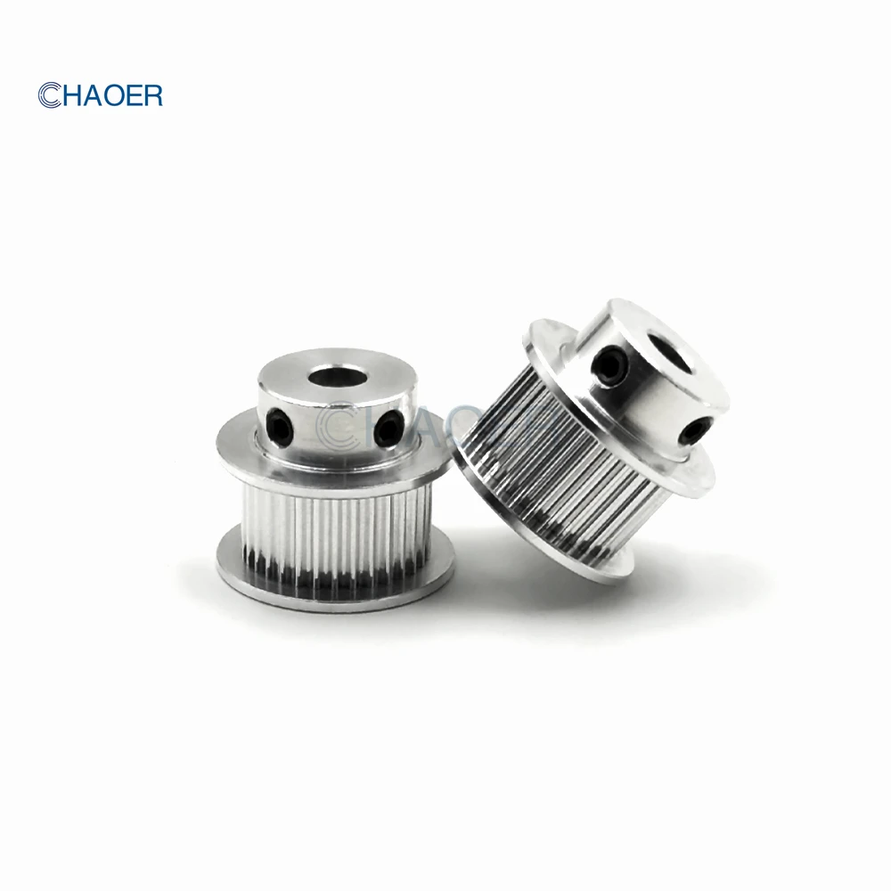 2GT 32 Teeth Timing Pulley Bore 4/5/6/6.35/7/8/10/12mm For GT2 Open Belt Width 6/9/10/15mm 32Teeth Synchronous Wheel 32T Gear