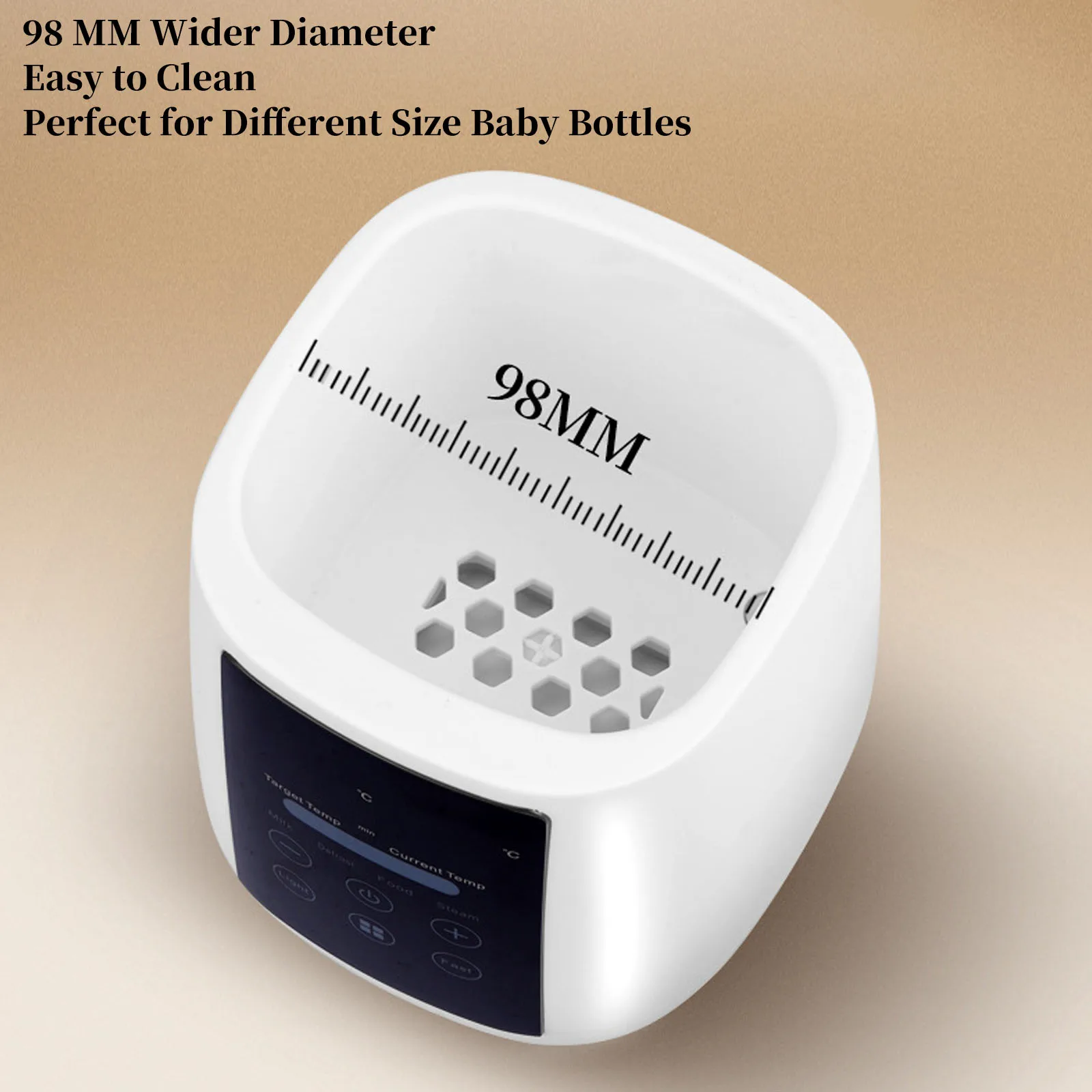 6-in-1 Baby Milk Bottle Warmer Fast Warming Multi-Functional 48H Thermostat Baby Milk Warmer with Thaw for Breastmilk or Formula