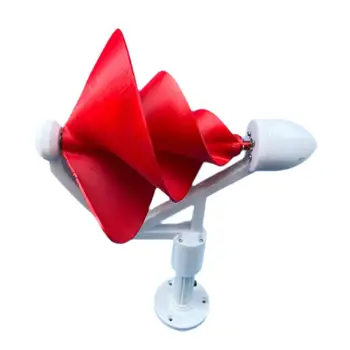 เครื่องกำเนิดไฟฟ้าพลังงานลมแบบเกลียว เครื่องกำเนิดไฟฟ้าพลังงานลมแบบเกลียว รุ่น DIY 50W ประสิทธิภาพสูง สำหรับรถบ้าน เป็นมิตรกับสิ่งแวดล้อม ใช้งานกลางแจ้ง 8