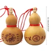 Mini Wine Gourd Crafts Natural Art Collection Ornament Chinese Traditional Carving for Chinese New Year Hanging Toy Photography 6