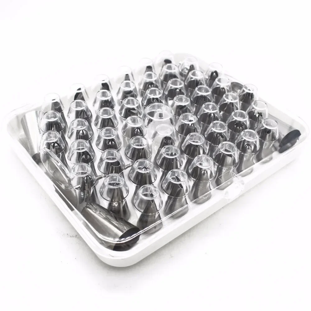 Icing Nozzle Cake Decorating Fondant Craft Tips Set 52pcs Pastry Tips cake decorating tip set cake icing nozzles baking nozzle set cake decorating nozzle set