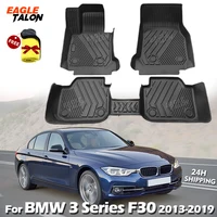 TPE Car Floor Mat For BMW 3 Series F30 2013-2019 2018 2017 2016 2015 2014 Interior Protector Accessories Custom Carpet Cover 1