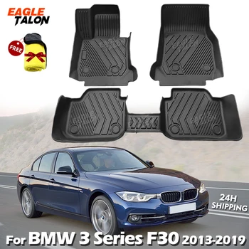 TPE Tappetino per auto per BMW Serie 3 F30 2013-2019 2018 2017 2016 2015 2014 Accessori per protezione interna Copertura per tappeti personalizzata