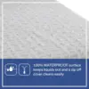 Sealy 2-Stage Dual Firm Antibacterial Foam Baby Crib Mattress & Toddler Bed Mattress, Hypoallergenic Waterproof Memory Foam Crib 4
