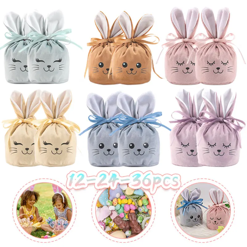 60 Pezzi Sacchetti Regalo di Natale,6 Design Sacchetti da Regalo
