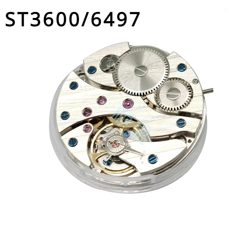 Nuovo Gabbiano St3600 Movimento Meccanico St36 China Watch Men Eta 6497 Hand Wind 17 Jewels Watch Case Fit Repair Part