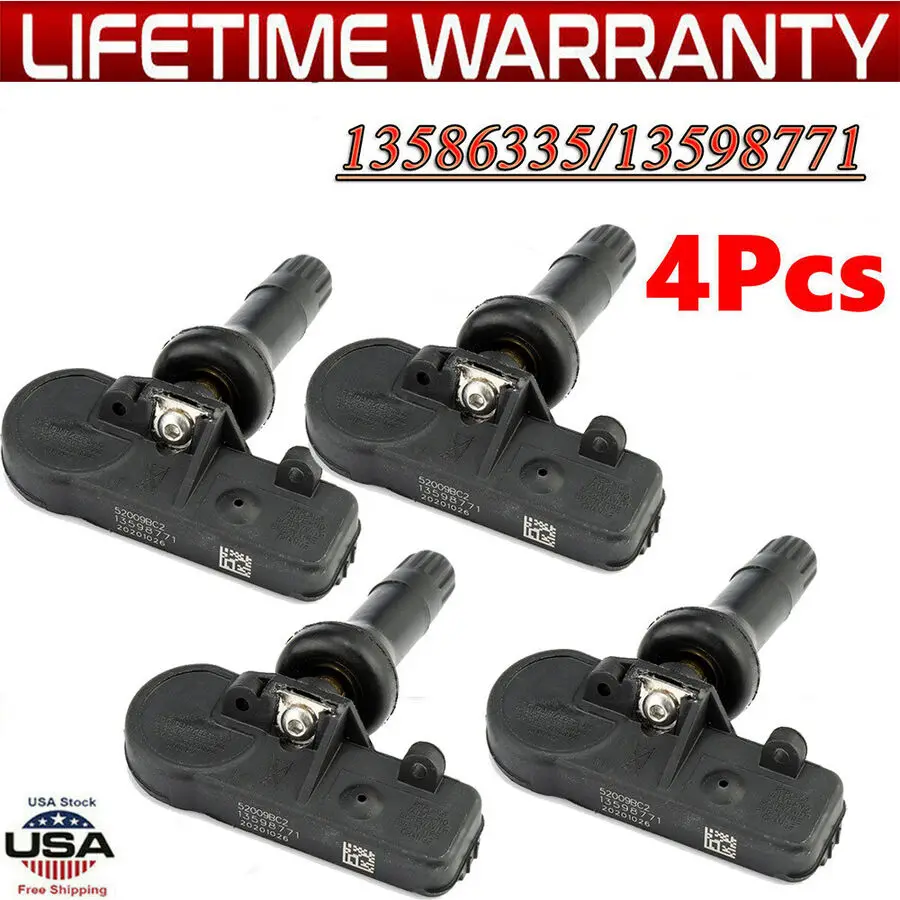 

4 шт. OEM TPMS датчики контроля давления в шинах для Chevy GMC 13586335