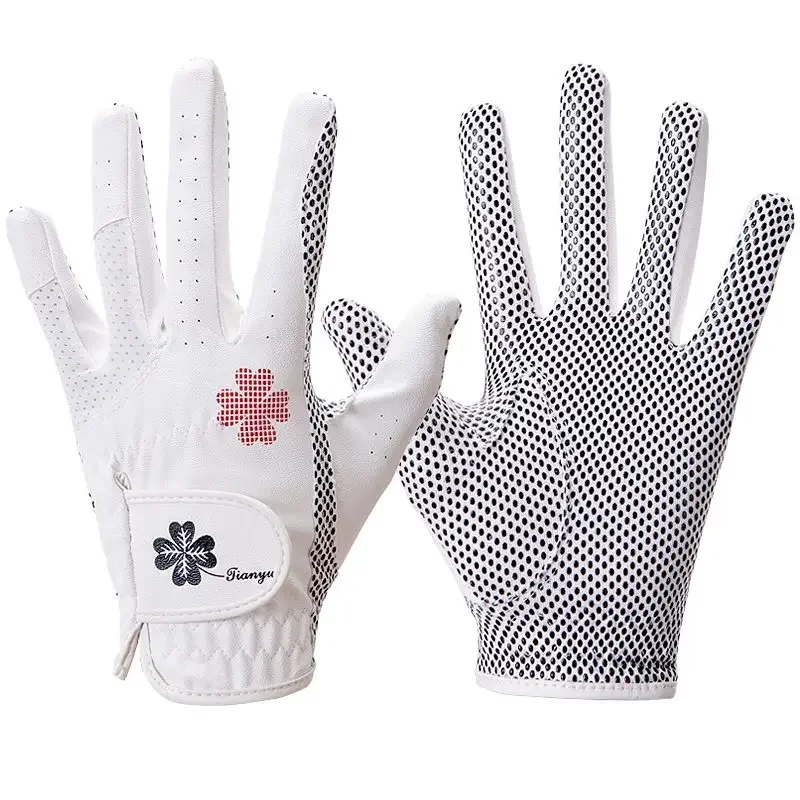 Horse Riding Gloves Silicone Breathable Non Slip Gloves Female Driving Cycling Racing Horse Rider Equipment