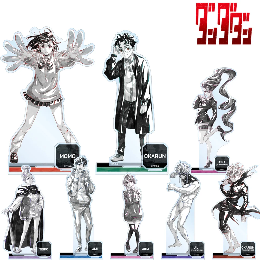 Acrylic Standee - Black & White Sketch Style Anime Character Desk Display Collectible Gift