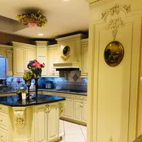 ไม้โบราณOnlays Capitalเฟอร์นิเจอร์Appliquesยุโรปสไตล์พื้นหลังตกแต่งอุปกรณ์ตกแต่งบ้าน 4