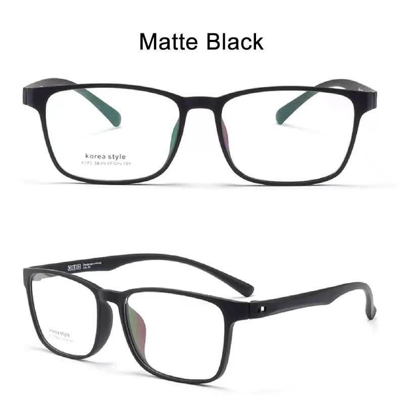Large Square TR90 Anti Blue Light Glasses - Fashion Optical Frames