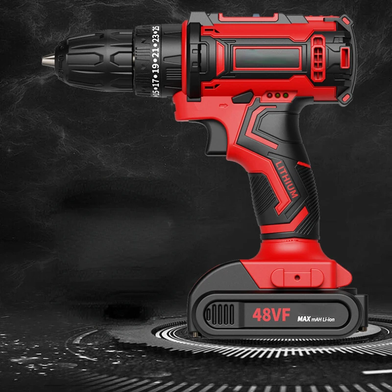 12V Electric Screwdriver Cordless Drill Power Driver 12-Volt Max DC  Lithium-Ion Battery 10mm 2-Speed - AliExpress