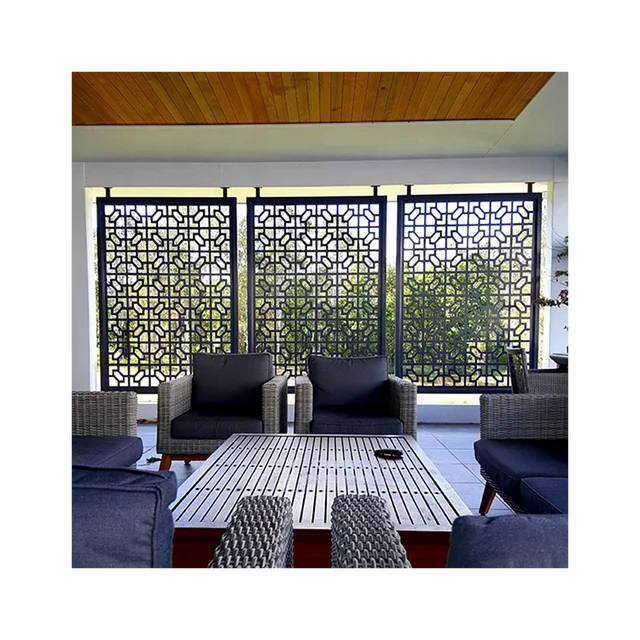 Lézerrel Vágott Fémpanel Kültéri Fém Adatvédelem Képernyők Kerti Panelek Képernyő Dekoratív