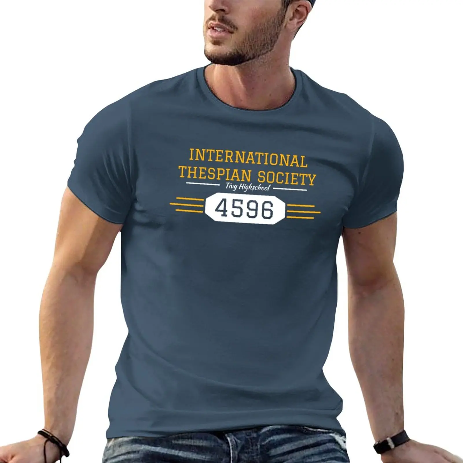 

Tivy Highschool ITS Troupe #4596 T-Shirt Blouse customizeds sports fans men workout shirt