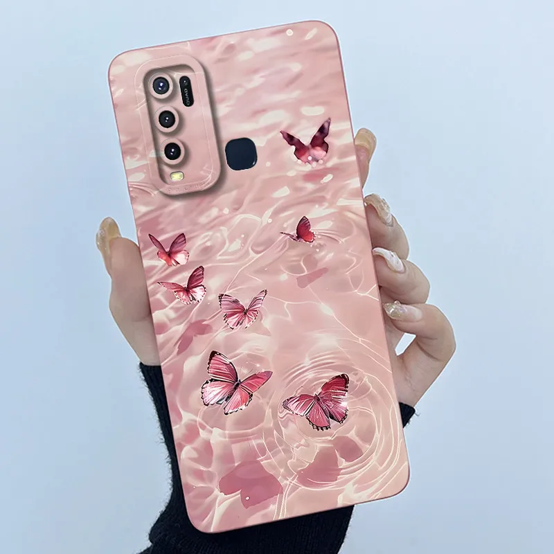 Fashion Simplicity Flower Soft Liquid Silicone Phone Case Cover