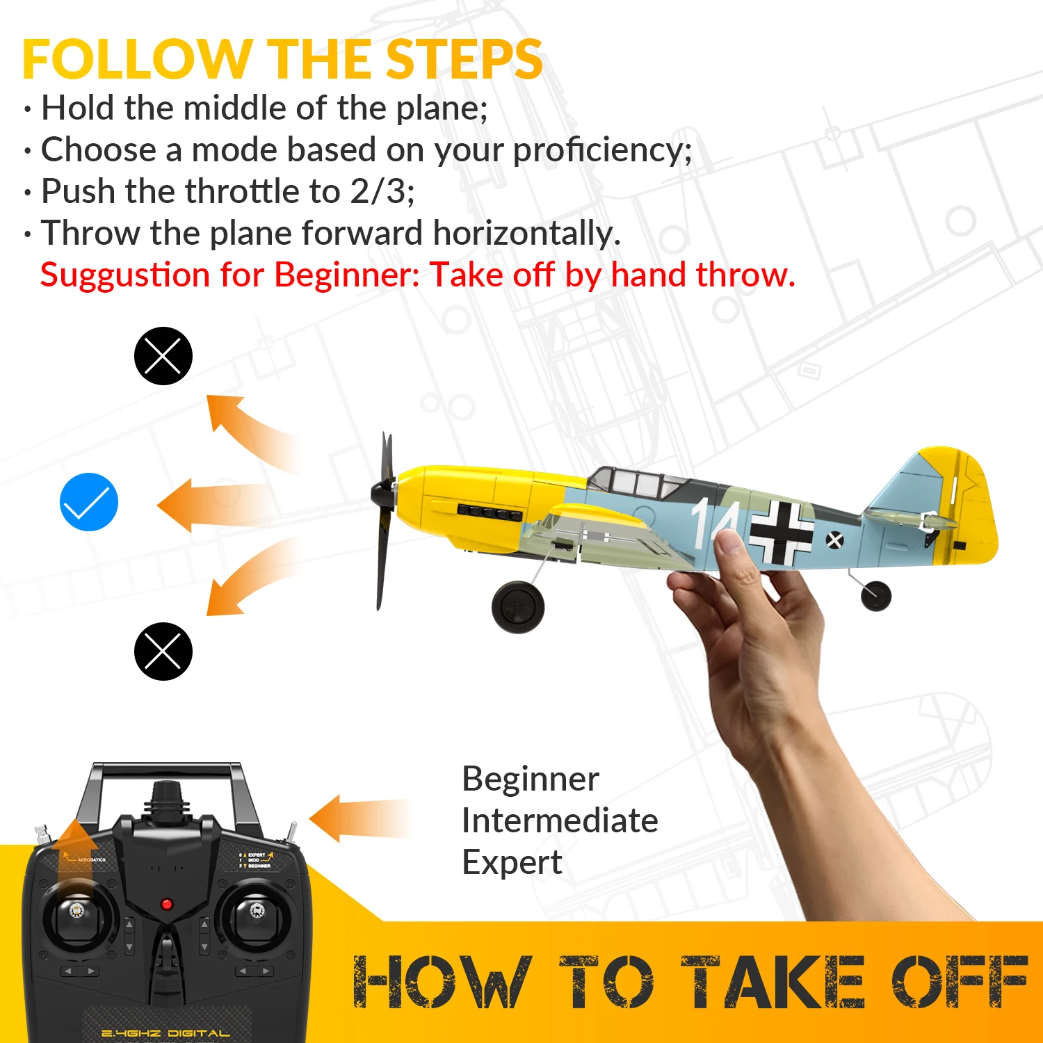 Détail du moteur sans noyau 10mm installé sur le planeur RC EPP 400mm