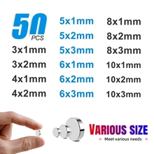 3x1/3x2/5x2/10x2/10x3mm 강력한 자석 냉장고 자석 장식용 사무실 DIY 화이트보드, 주방 도구 보관 네일 아트용