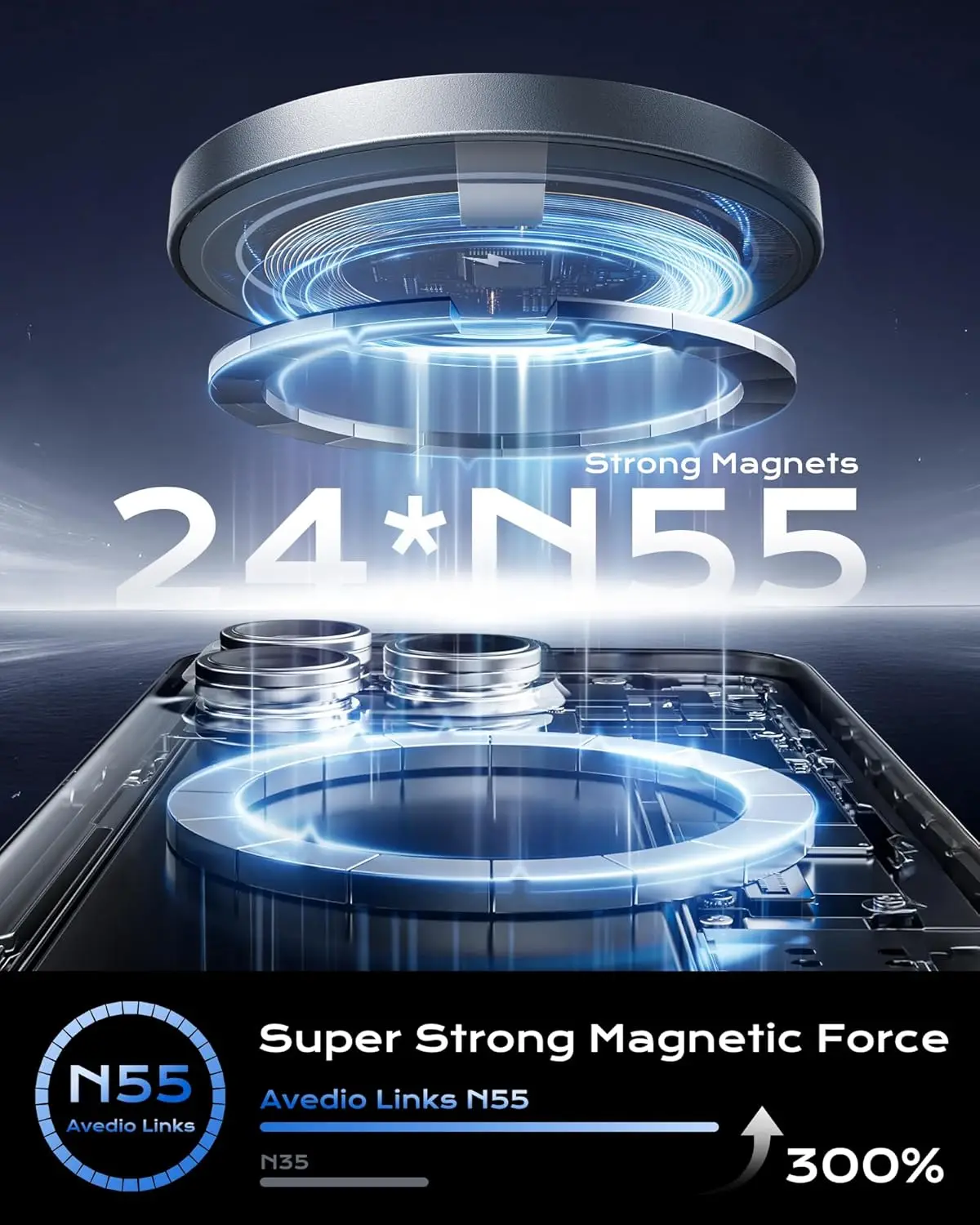 15W Magnetic Car Wireless Charger Vacuum Phone Holder for Magsafe Suction Cup for iPhone 17 Pro Max 16-12 Fast Charging Stand