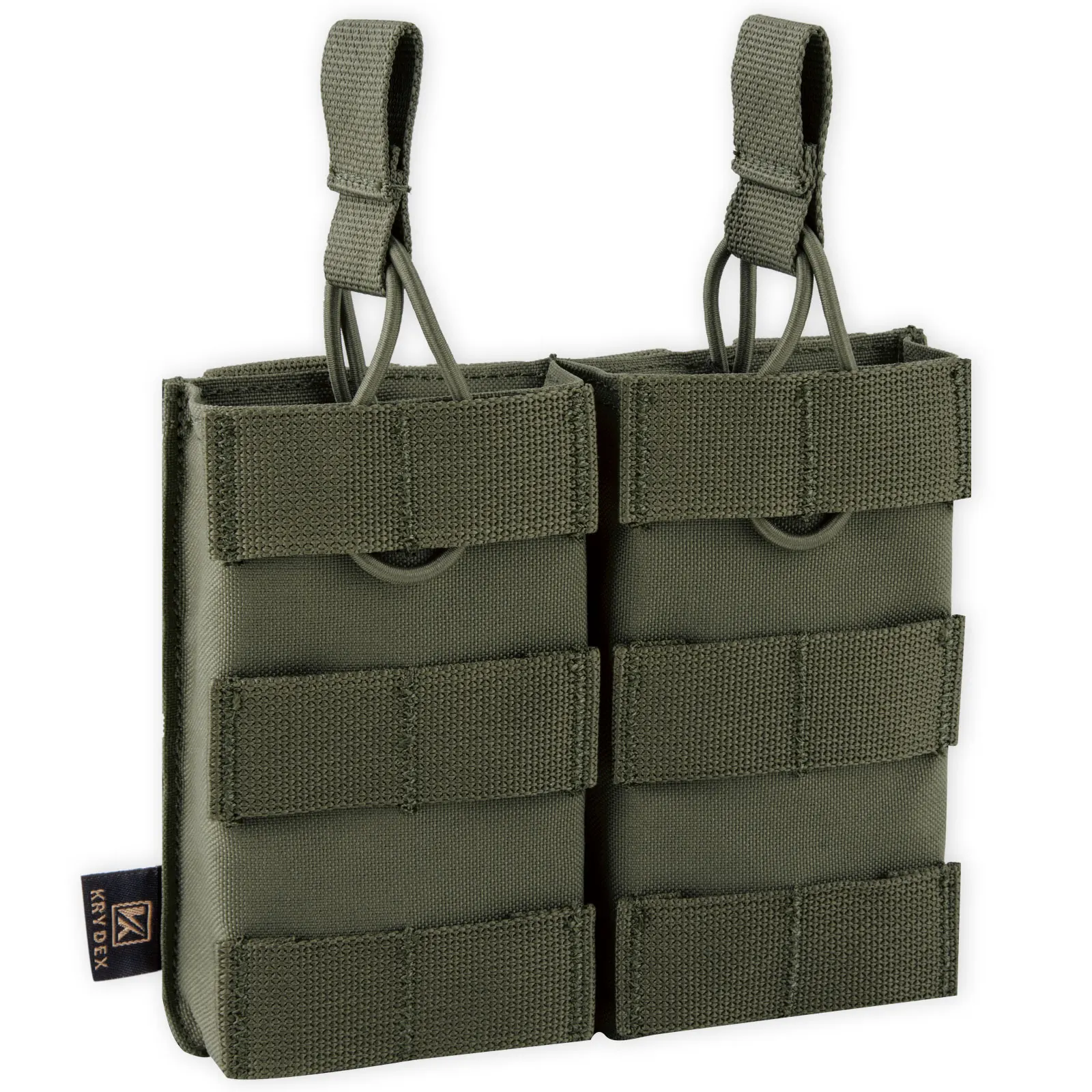 KRYDEX Tactical 5,56 MOLLE Magazines Pouch Modular Double Open-Top Mag Pouch für M4 M16 AR 15 Jagd Gun Zubehör – Detail 6