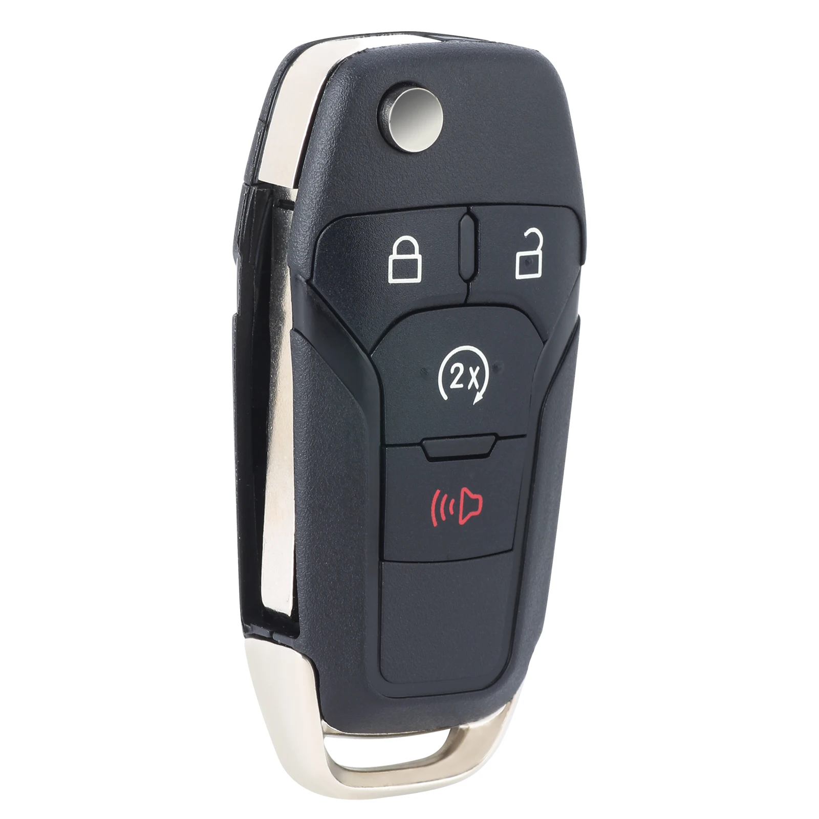 DIYKEY 164-R8337 N5F-A08TBLP for Ford F-150 F-250 F350 F450 F550 Fob Flip Remote Control Car Key 4 Buttons 434MHz