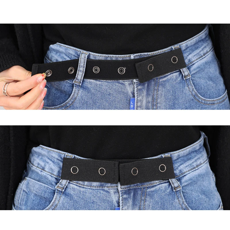 여성용 버클 벨트, 보이지 않는 신축성 있는 청바지 벨트, 버클이 없는 쉬운 벨트, 남성용 스트레치, 번거로움 없는 벨트, 드롭 배송