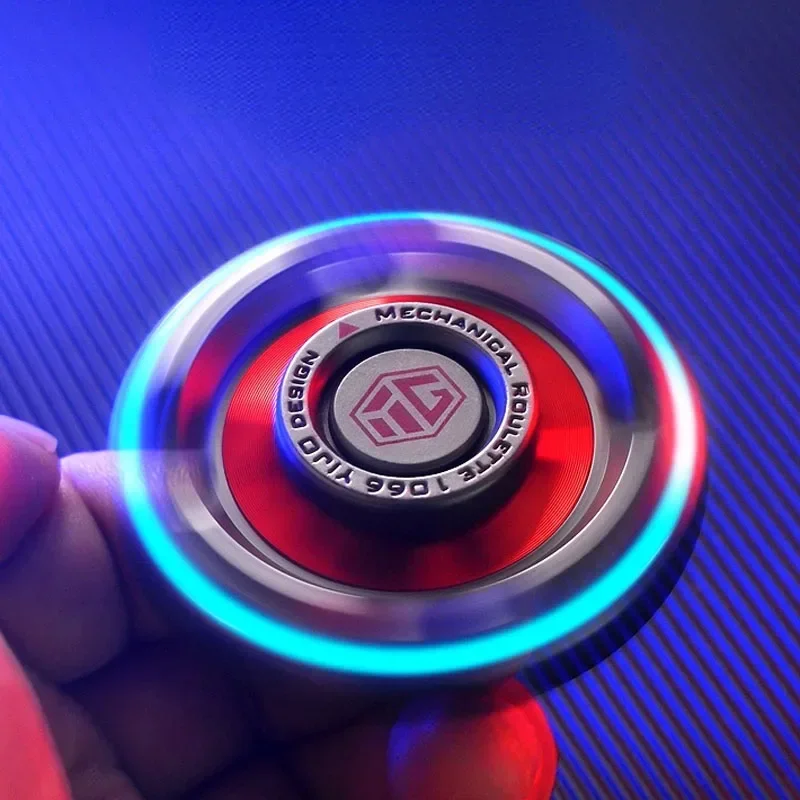 Metal Fidget Spinner Bearing R188 Fingertip Gyro Luminous with Hand Twisting Accessories Stress Toy for Adults Kids 3