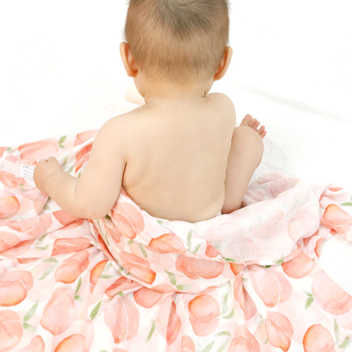HappyFlute 1pc Bamboo Cotton Muslin Blanket Double Gauze Bath Towel Newborn Baby Blankets Big Diaper Swaddle Wrap 4