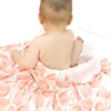 HappyFlute 1pc Bamboo Cotton Muslin Blanket Double Gauze Bath Towel Newborn Baby Blankets Big Diaper Swaddle Wrap 4