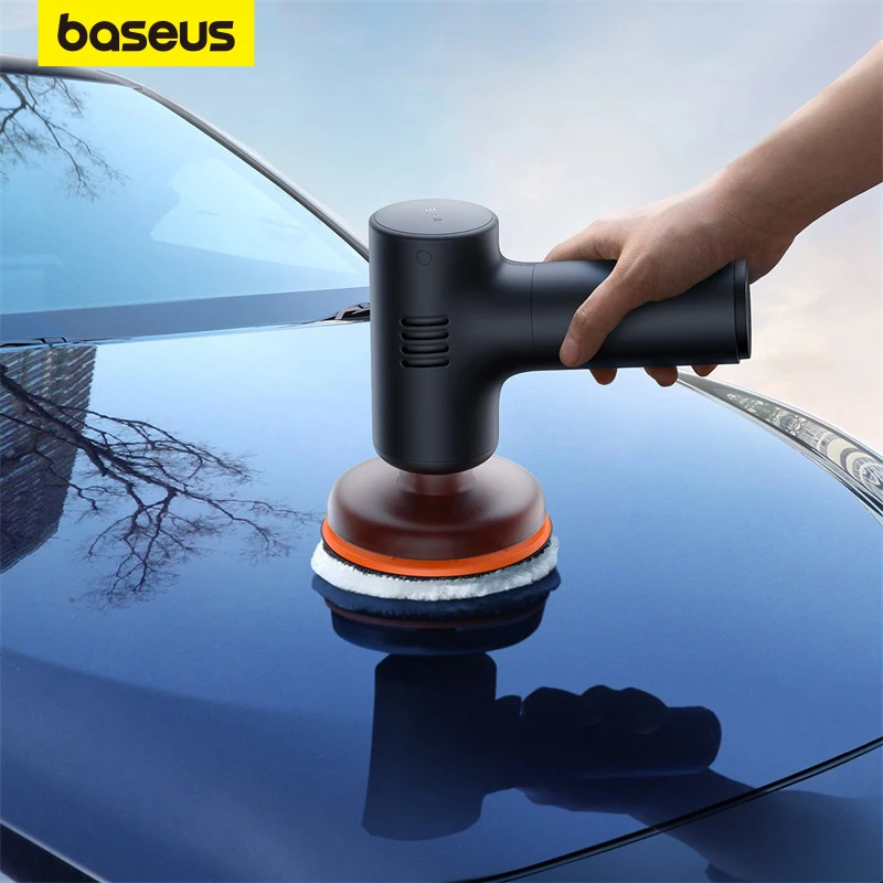  Baseus Car Polishing Machine Cordless Mini Electric Polisher With Adjust Speed For Car Home Wireless Polish Waxing 