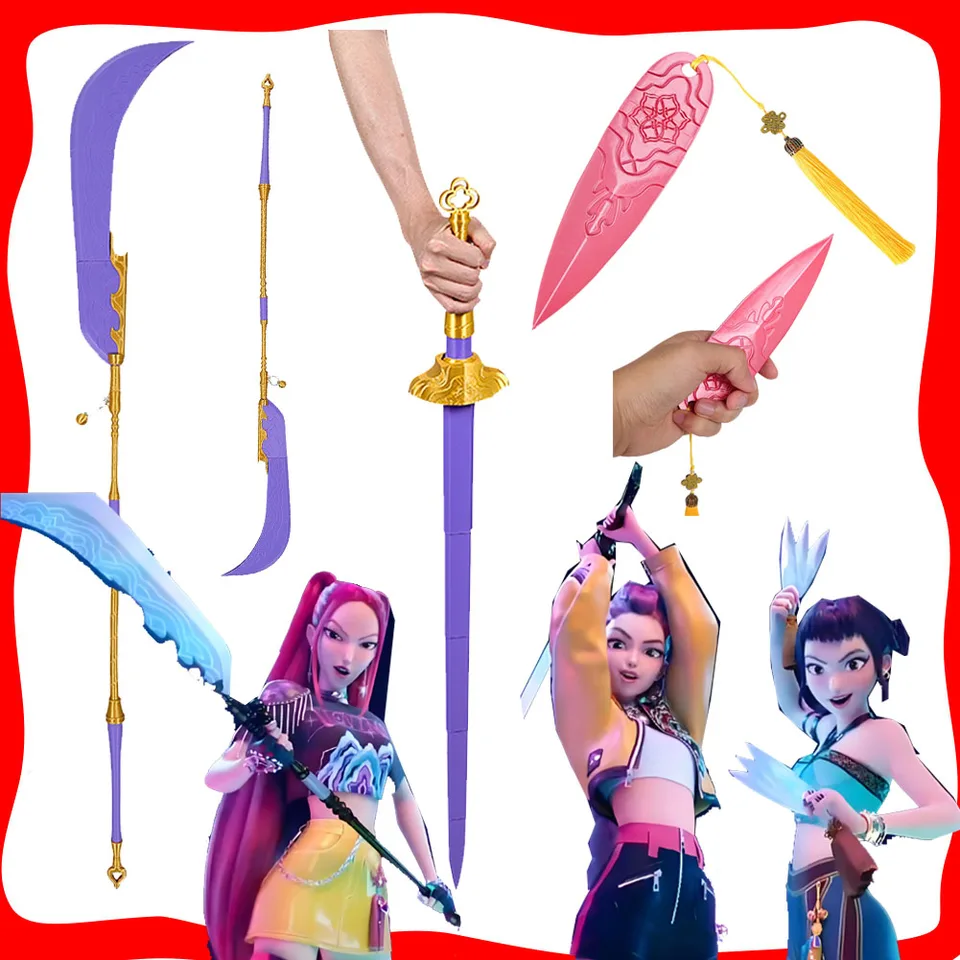 Zoey's Waffe aus dem Kpop-Film Demon Hunters für Cosplay· 3D Datei für 3D-Druck·Cults