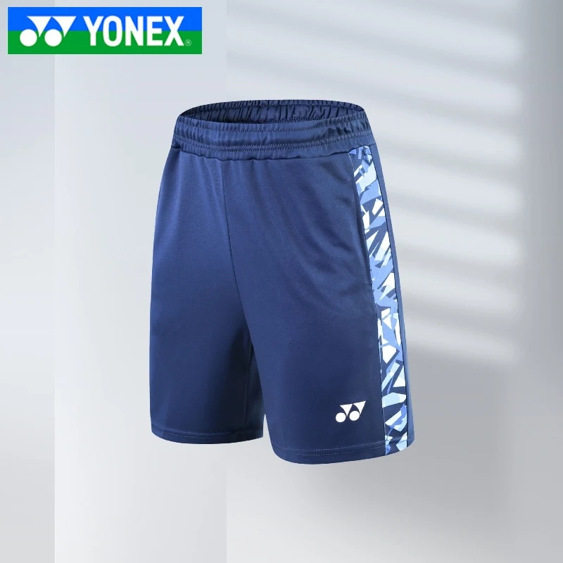 YONEX men's and women's black breathable quick drying badminton jacket men's bottom shorts casual sports shorts badminton shorts