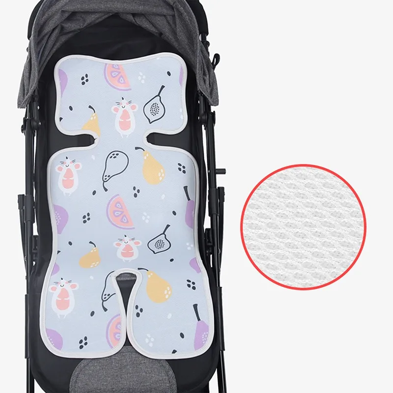 baby stroller accessories bassinet 33x74CM Summer Baby Stroller Cooling Pad 3D Air Mesh Breathable Stroller Mat Universal Seat Mattress Baby Car Seat Cover Cushion hot mom baby stroller accessories Baby Strollers