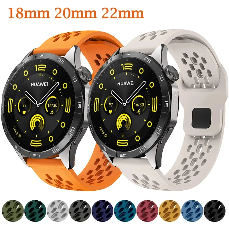 Versatile Silicone Watch Band in Multiple Sizes