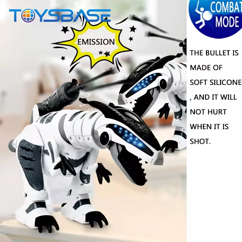 RC  Dinosaur Robot IR Induction Gestures Touch Remote Control Toys Interactive Intelligent Launch kids boy Musical War Dragon 3