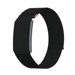 Nylon Sport Band: Adjustable & Breathable Fitness Tracker Strap with Loop Design - Wristband (Black)