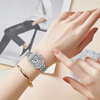 New Women Watch Light Luxury Brand Business Gold Stainless Steel Ladies Fashion Quartz Watches Female Clock Bracelet Wristwatch - Image 6
