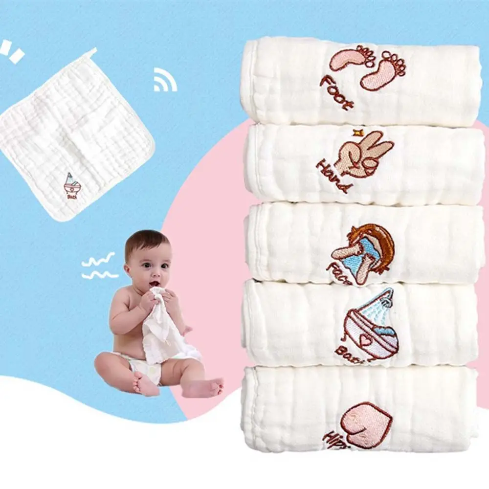 

30*30cm Cotton Gauze Baby Face Towel Soft Baby Towels Wash Cloth Handkerchiefs Infant Baby Feeding Saliva Towels